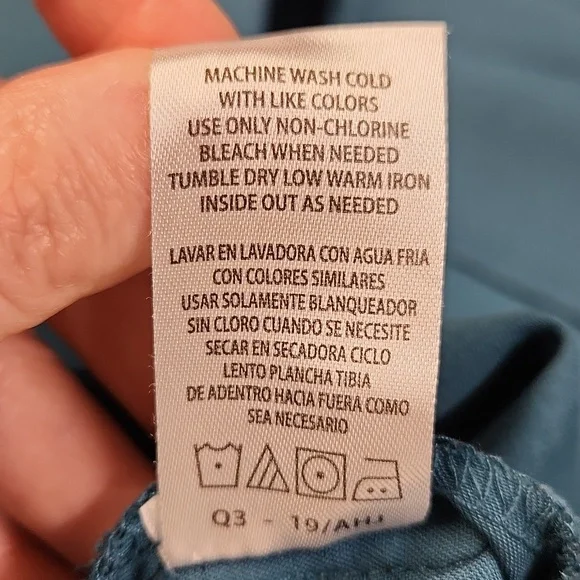 Healing Hands Scrub Teal Top XL Style 2172 - Picture 8 of 8